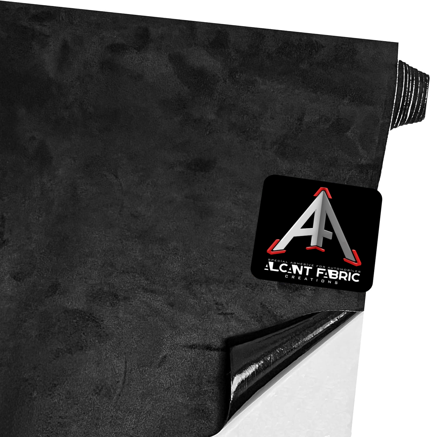Alcantfabric Yapışkanlı Alcantara Kumaş Kaplama Siyah