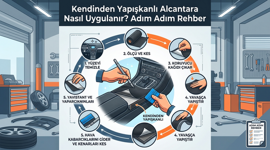 Kendinden Yapışkanlı Alcantara Nasıl Uygulanır? Adım Adım Rehber