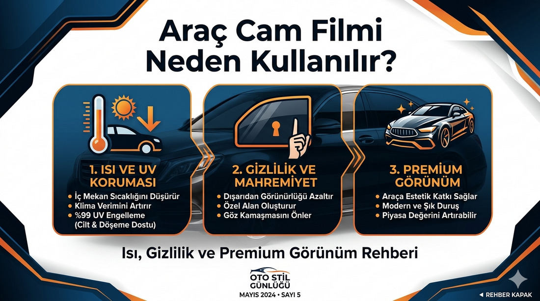 Cam Filmi Neden Kullanılır? Isı, Gizlilik ve Premium Görünüm Rehberi