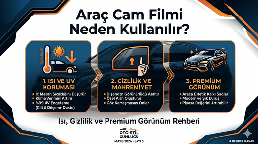 Cam Filmi Neden Kullanılır? Isı, Gizlilik ve Premium Görünüm Rehberi