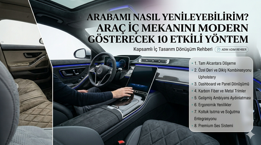 Araç İçi Yenilemenin En Etkili Yolu: Oto Döşeme ve Alcantara Dönüşümü