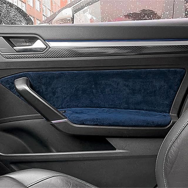 Alcantfabric Yapışkanlı Alcantara Kumaş Kaplama Lacivert