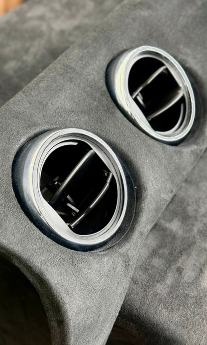 Esnek Gri Süet Oto Döşeme Yapışkansız Kumaş  2938 Basalt