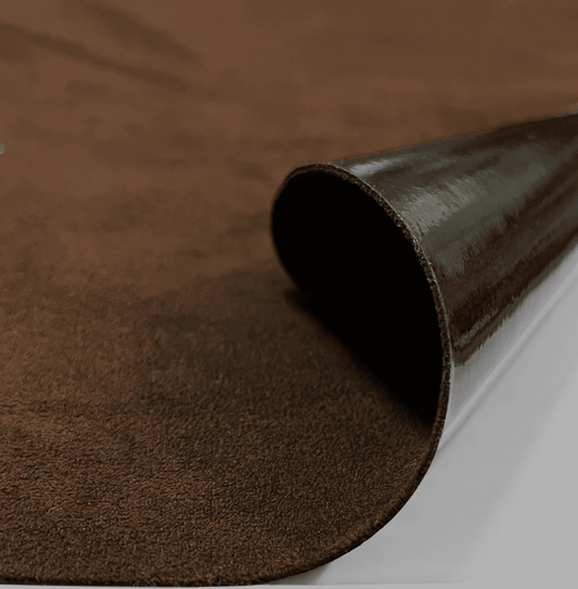 Alcantfabric Yapışkanlı Alcantara Kumaş Kaplama Kahverengi
