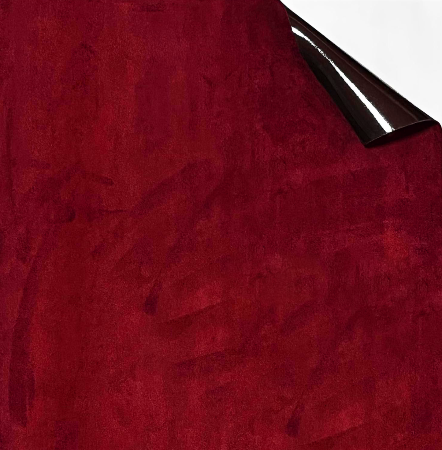 Alcantfabric Yapışkanlı Alcantara Kumaş Kaplama Kırmızı
